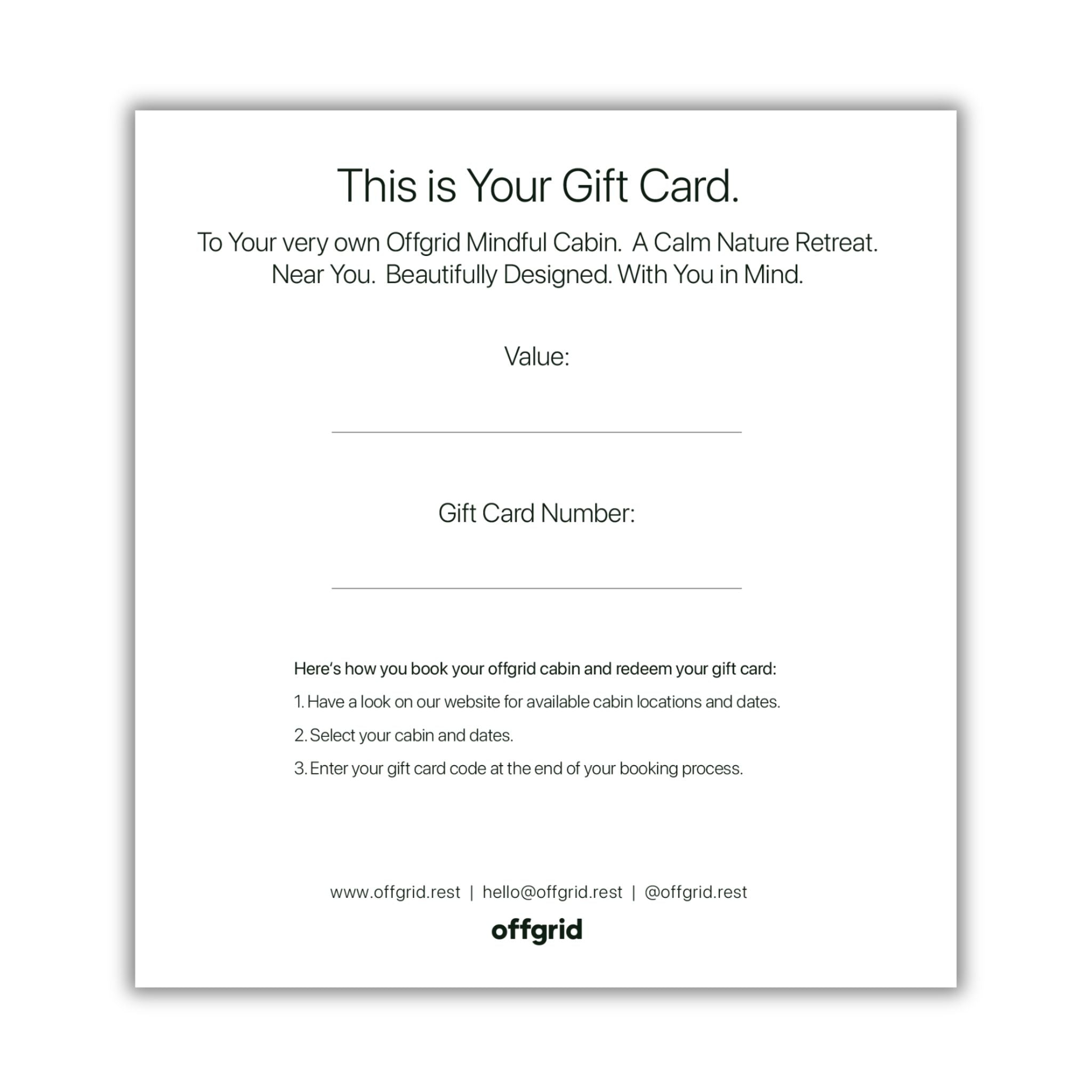 Brandenburg Offgrid Ferienhaus Gutschein – Tiny House Urlaub in der Natur