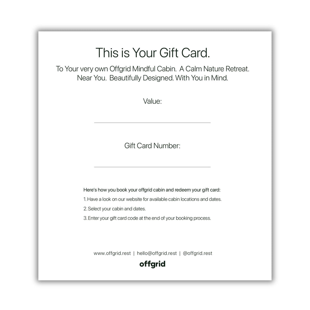 Brandenburg Offgrid Ferienhaus Gutschein – Tiny House Urlaub in der Natur