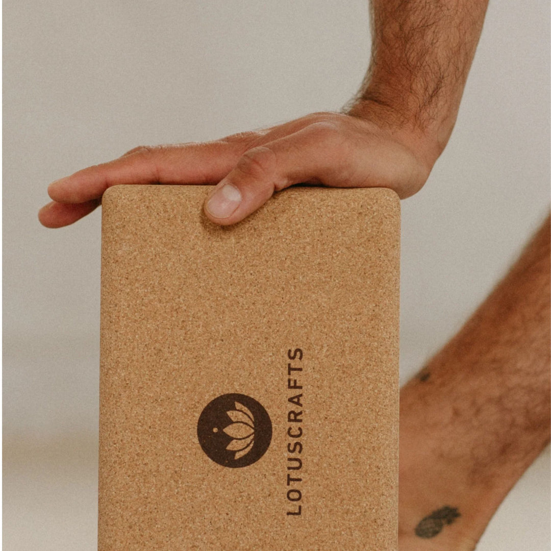 Lotus meditation blocks inside Offgrid Tiny House – yoga retreat in Brandenburg nature