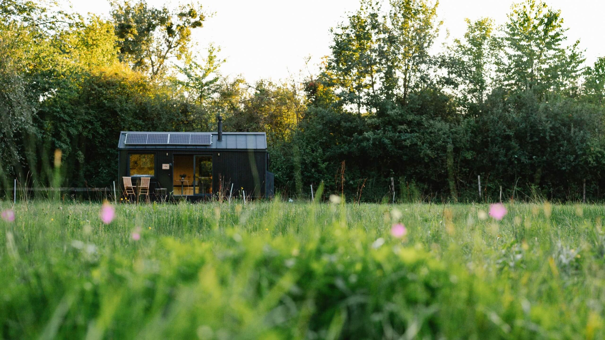Ruhiger Offgrid Tiny House Rückzugsort nahe Berlin